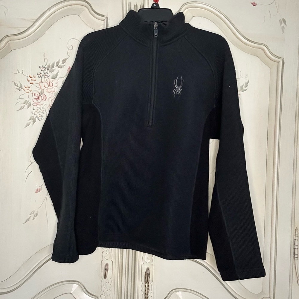 Spyder woman’s Black Zip-Up Sweater